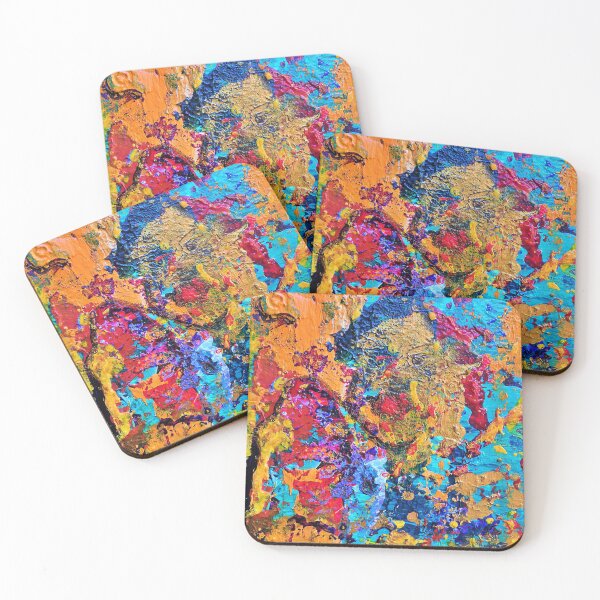 Item preview, colorful strange portrait designed and sold by Laura Redouté.