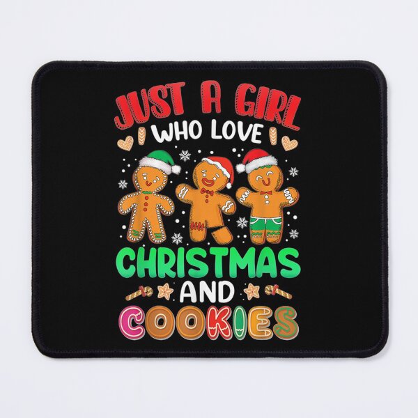 Item preview, Just A Girl Who Loves Christmas And Cookies Santa Hat Xmas designed and sold by CustomTeaShirtt.