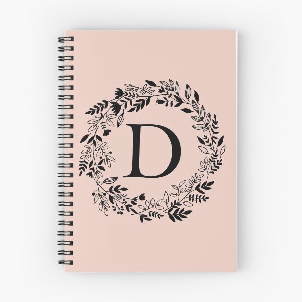 Item preview, Letter D with Floral Wreath - Initial D - Monogram Art designed and sold by thelustrous.