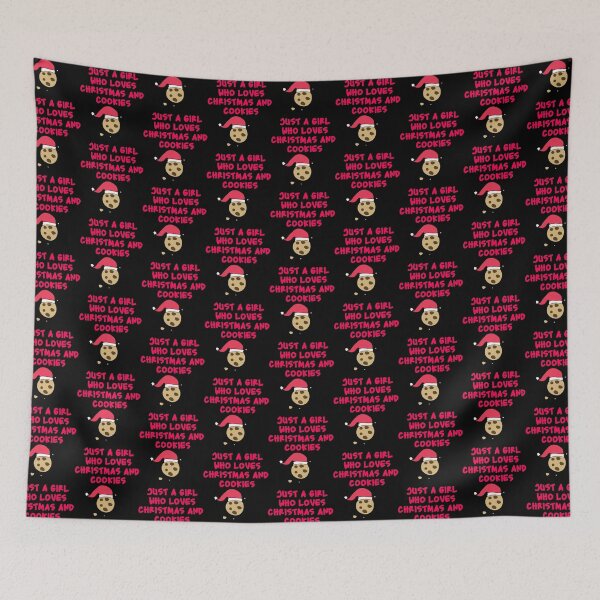 Item preview, just a girl who loves christmas and cookies  (10) designed and sold by CustomTeaShirtt.