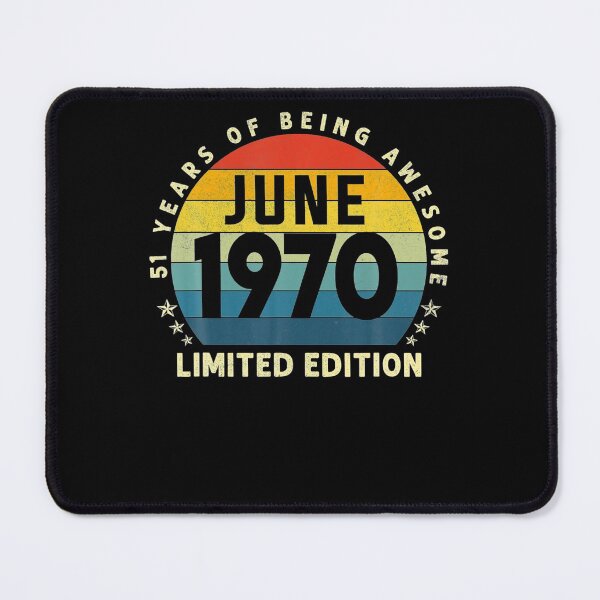 Item preview, Vintage June 1970 Retro 51 Year Old 51st Birthday Gift designed and sold by KimberlyStacy93.