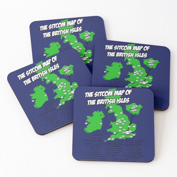 Item preview, The Sitcom Map of the British Isles designed and sold by Claracasper.