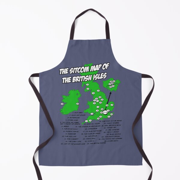 Item preview, The Sitcom Map of the British Isles designed and sold by Claracasper.