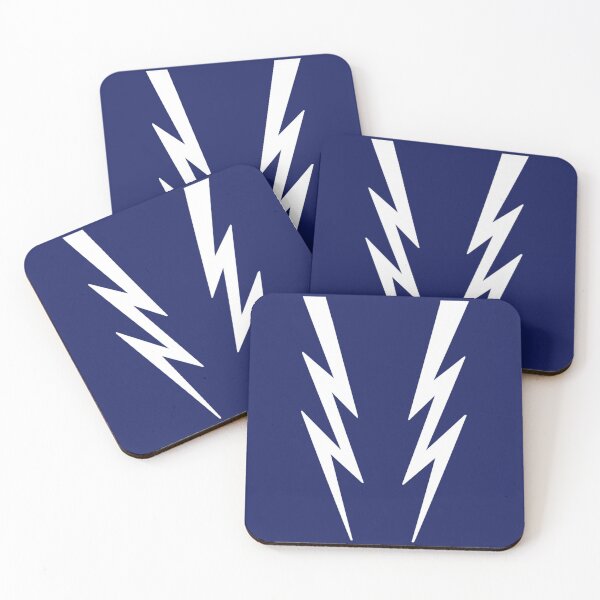 Item preview, White lightening bolts on green - Boosh inspired Fitted designed and sold by Claracasper.