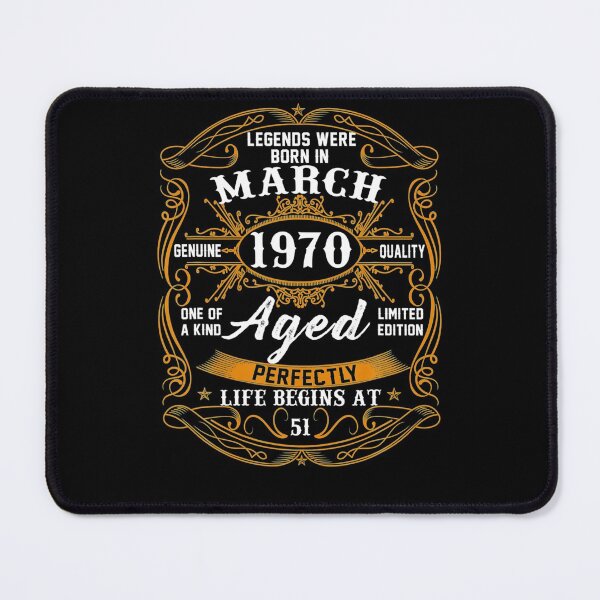 Item preview,  Legends Were Born In March 1970 51st Birthday Gifts 51 Yrs  designed and sold by KimberlyStacy93.