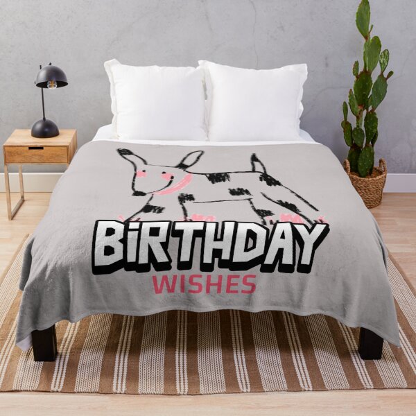 Item preview, HAPPY BIRTHDAY WISHES SPOTTED DOG designed and sold by CoopClothing.