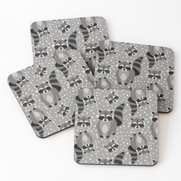 Item preview, Raccoon Pattern designed and sold by AntiqueImages.
