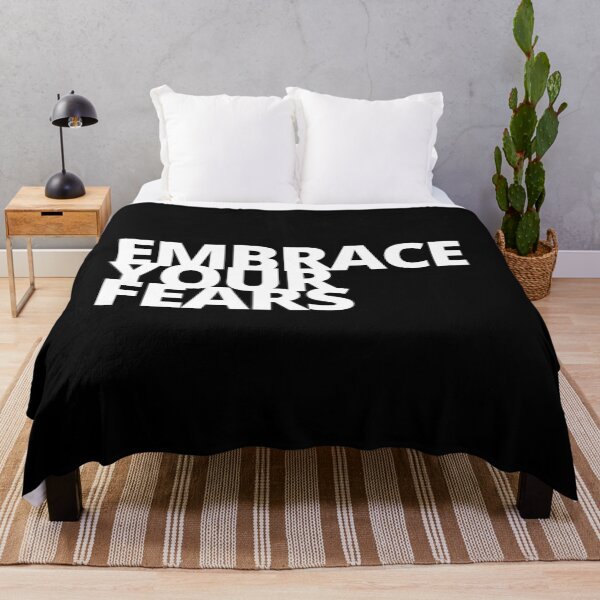 Item preview,  Embrace your fears | positive motivational quote | motivational and inspirational quotes | Inspirational thoughts & words for work designed and sold by Apoorv Choudhary.