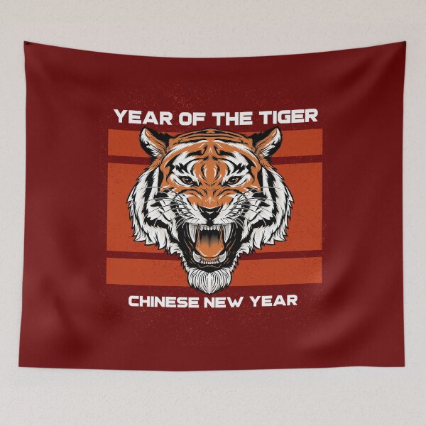 Item preview, Year Of The Tiger Chinese New Year 2022 designed and sold by adamtepl.