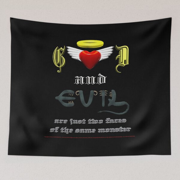 Item preview, 425. Good and Evil (Monster) designed and sold by ciullocorp.
