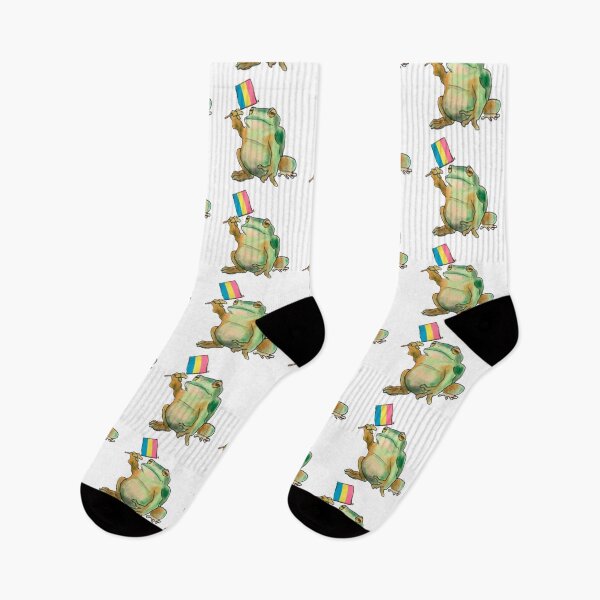 Item preview, pan pride flag frog  designed and sold by shmyga.