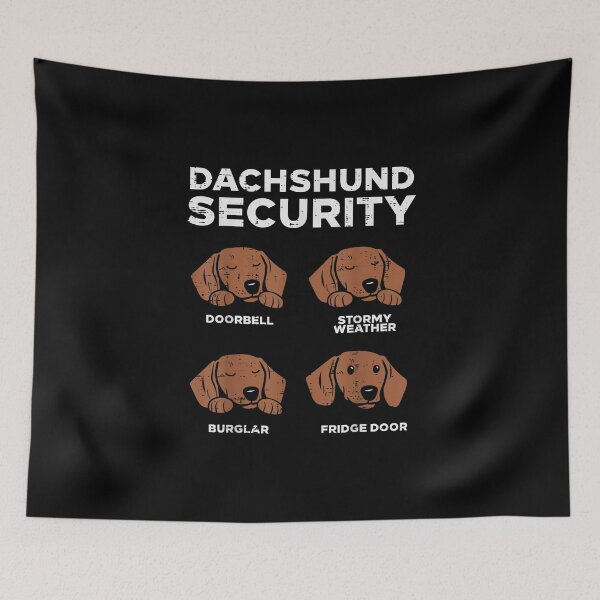 Item preview, Dachshund Security Funny Wiener Weiner Dog Lover Owner Gift designed and sold by Ronaldo Osinski.