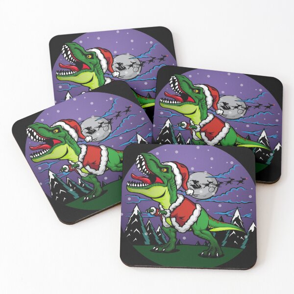Item preview, Christmas Trex Dinosaur designed and sold by BeanieDraws.