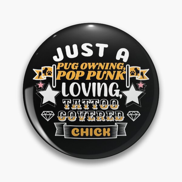 Item preview, Pug Owner, Pop Punk Lover, Tattoo Enthusiast Unique Graphic designed and sold by GO SHIRT-TEE.