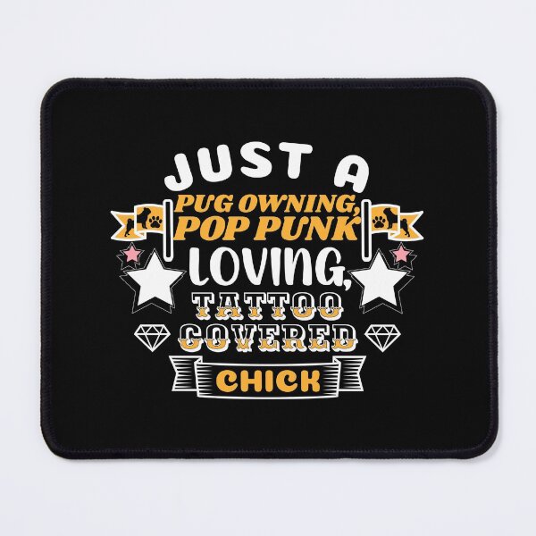Item preview, Pug Owner, Pop Punk Lover, Tattoo Enthusiast Unique Graphic designed and sold by GO SHIRT-TEE.
