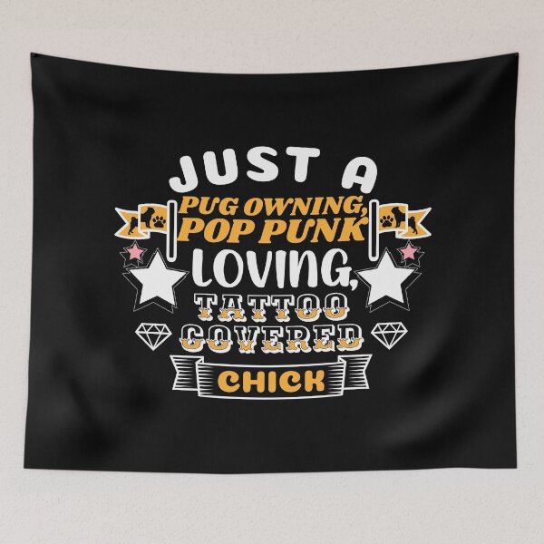 Item preview, Pug Owner, Pop Punk Lover, Tattoo Enthusiast Unique Graphic designed and sold by GO SHIRT-TEE.