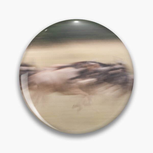 Item preview, Wildebeest fleeing during the great migration designed and sold by Ingo Gerlach.