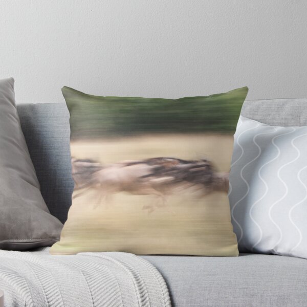 Item preview, Wildebeest fleeing during the great migration designed and sold by Ingo Gerlach.