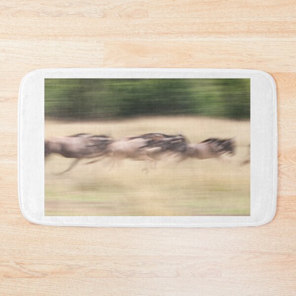 Item preview, Wildebeest fleeing during the great migration designed and sold by Ingo Gerlach.