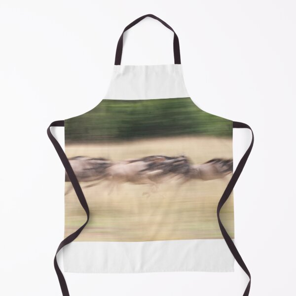 Item preview, Wildebeest fleeing during the great migration designed and sold by Ingo Gerlach.