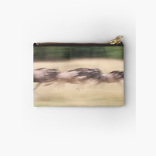 Item preview, Wildebeest fleeing during the great migration designed and sold by Ingo Gerlach.
