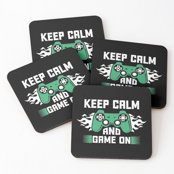 Item preview, Keep Calm and Game On designed and sold by BuxomBabe21.