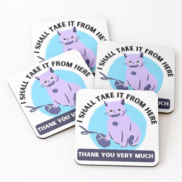 Item preview, I shall take it from here - cat working. designed and sold by earthlingsmerch.