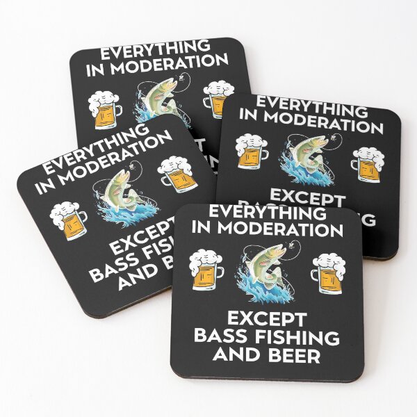 Item preview, Everythin In Moderation Except Bass Fishing And Beer designed and sold by Salvadax.