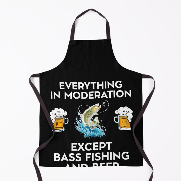 Item preview, Everythin In Moderation Except Bass Fishing And Beer designed and sold by Salvadax.