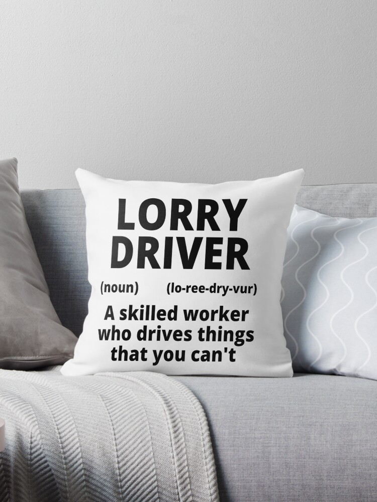 Funny Trucker 18 Wheeler Truck Driver Gift - Trucker - Pillow