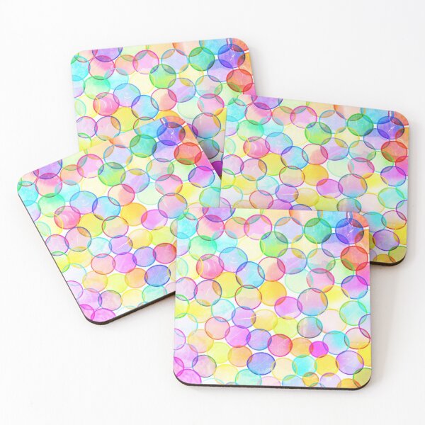 Item preview, Transparent rainbow circle pattern designed and sold by NoahDea.