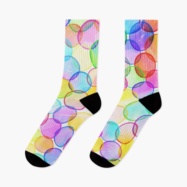 Item preview, Transparent rainbow circle pattern designed and sold by NoahDea.
