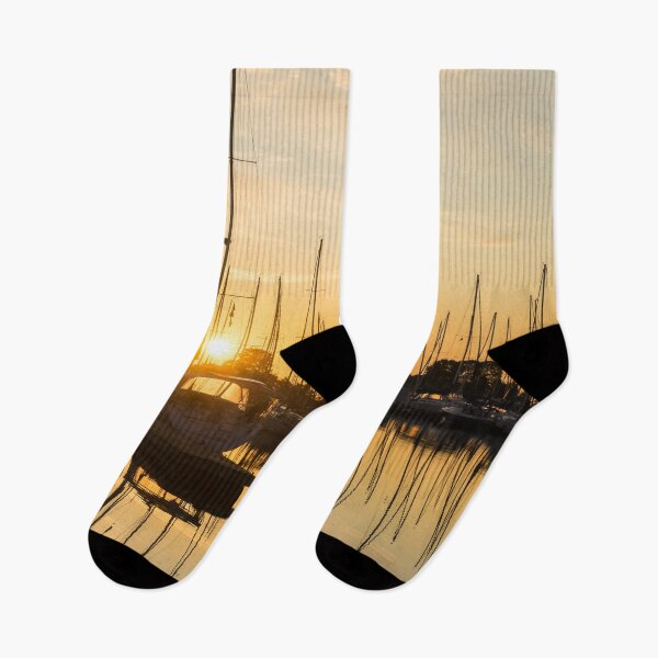 Item preview, Gold Summer Sunshine - Sundowner Time at the Dock designed and sold by Georgia Mizuleva.