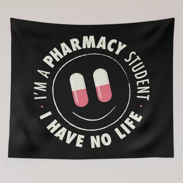 Item preview, I'm a pharmacy student, I have no life (red) designed and sold by Eenig.