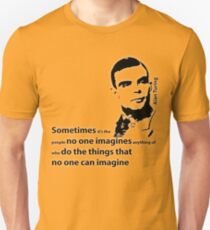 Turing - Black and White Style Slim Fit T-Shirt