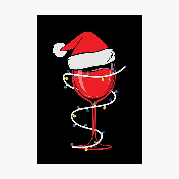 Item preview,  Funny Wine Drinking Glasses Christmas Tree | Wine Alcohol Lover designed and sold by Apoorv Choudhary.