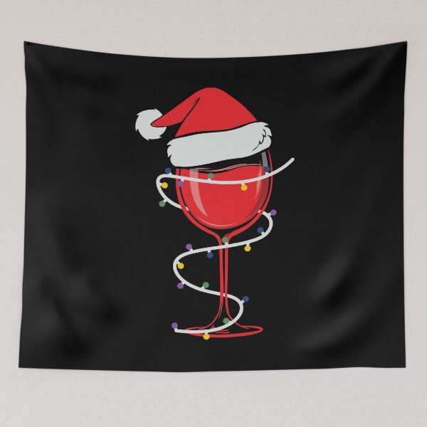 Item preview,  Funny Wine Drinking Glasses Christmas Tree | Wine Alcohol Lover designed and sold by Apoorv Choudhary.