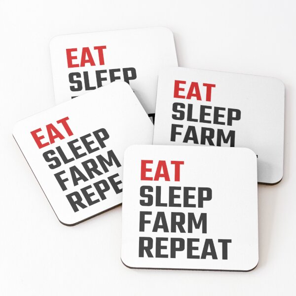 Item preview, eat (RED) sleep farm repeat    designed and sold by ArtCrist.