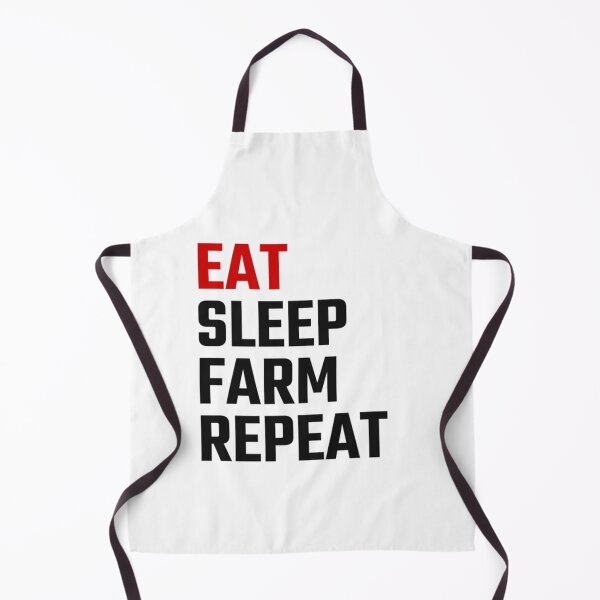 Item preview, eat (RED) sleep farm repeat designed and sold by ArtCrist.