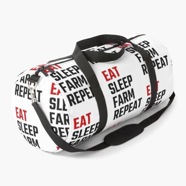 Item preview, eat (RED) sleep farm repeat designed and sold by ArtCrist.