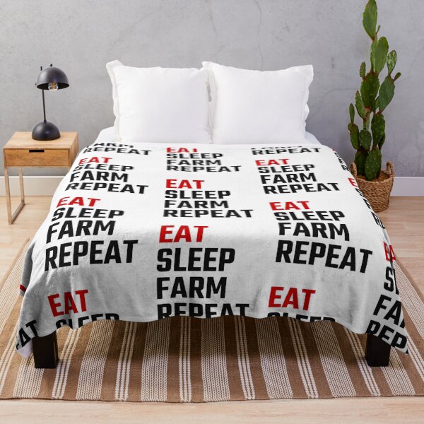 Item preview, eat (RED) sleep farm repeat    designed and sold by ArtCrist.