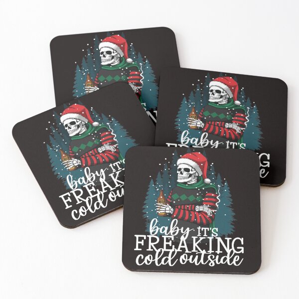 Item preview,  Baby its freaking cold outside - Skeleton designed and sold by RebeccaRe.