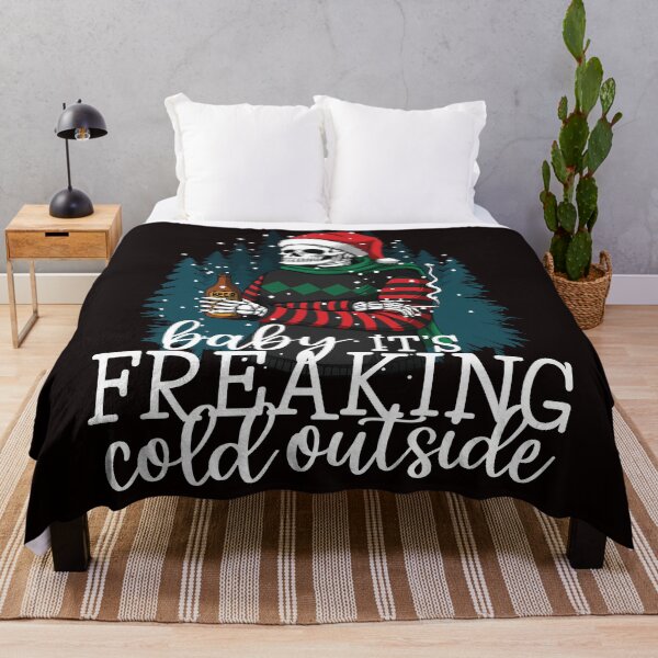 Item preview,  Baby its freaking cold outside - Skeleton designed and sold by RebeccaRe.