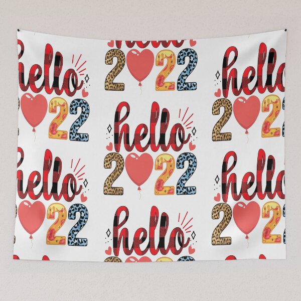 Item preview, Hello 2022 designed and sold by hintprint.