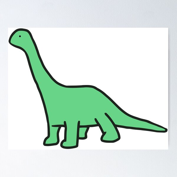 Item preview, Green dino designed and sold by BurnsMyEye.