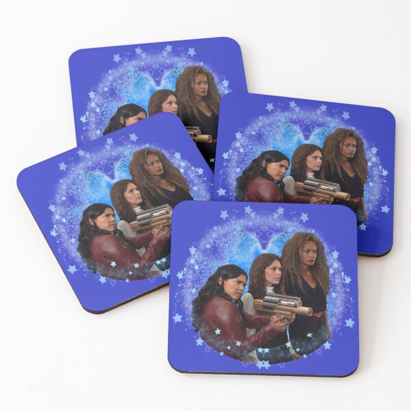 Item preview, Astra Spooner & Gideon blue background designed and sold by dutchchu.
