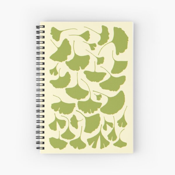 Ginkgo Dots Spiral Notebook