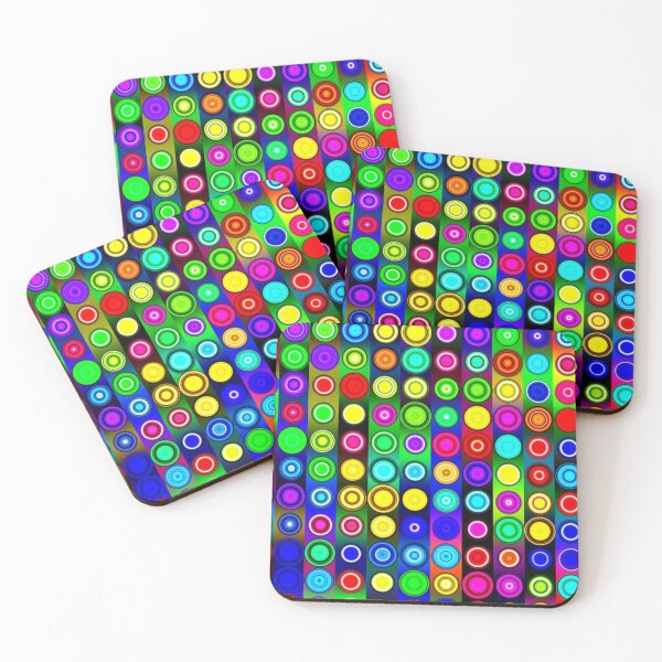 Item preview, Gaming colorful neon circles designed and sold by NoahDea.