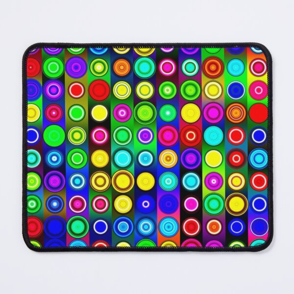 Item preview, Gaming colorful neon circles designed and sold by NoahDea.