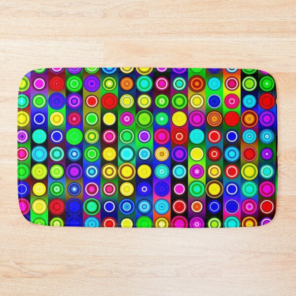 Item preview, Gaming colorful neon circles designed and sold by NoahDea.